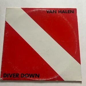 Van halen - diver down - vintage vinyl record - condition is G
